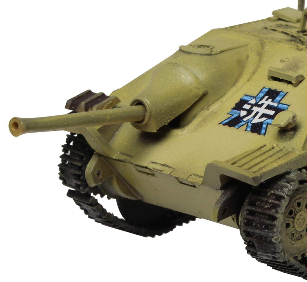 PLATZ Girls Panzer Final Chapter Hetzer 38 Kai Командный масштаб Пластиковая модель & (T) Каме-сан 1/72 GP72-21