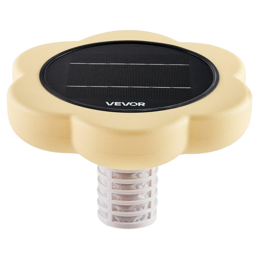 Solar Pool Ionizer, Petal Copper Pool Ionizer Up to 170343 L, Floating Automatic Water Cleaner and Purifier, Chlorine Free Water, with Copper Anode,