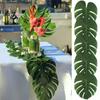 Frigg Artificial Leaf Tropical Palm Leaves Hawaiian Party Palm Tree Brown Leaves Artificial Decor For Wedding Party Supplies
