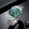 CHENXI Men Multifunction Quartz Watches Chronograph Waterproof Fashion Calendar Men's Luminous Watch