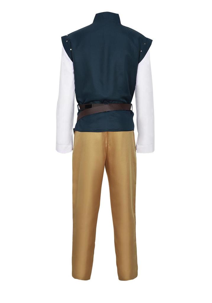 European Court Gown Rapunzel and Flynn Rider Cosplay Costume