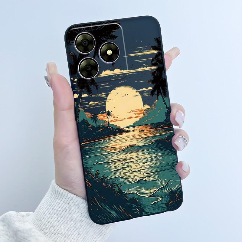 For Blackview Wave 8C 6.56" Wave 8 Black View Wave8C Wave8 Back TPU Soft Silicone Phone Case Luxury Cute Love Rabbit Funny Cover