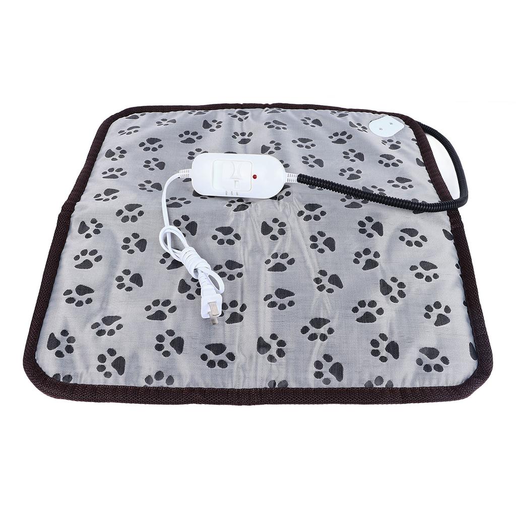 Electric Pet Heating Pad Waterproof Bite Resistant Adjustable Temperature Heated Pad Blanket for