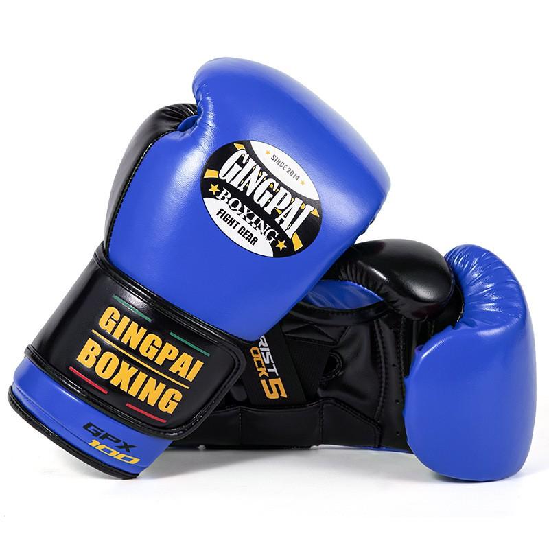 Professional Boxing Gloves Adults Men Women MMA Muay Thai Sanda Combat Training Fight Gear 10oz 12oz 14oz 16oz