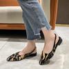 Fashion Summer Pointed Sexy Low Heel Sandals Shallow Mouth Elegant Women's Casual Shoes Outdoor Lightweight and Versatile Trendy Shoes