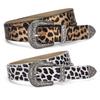 Пояс из ПУ кожи с леопардовым принтом Модные пояса Пояс для талии Женский