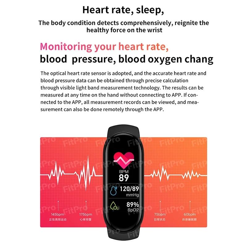 Умные часы для мужчин и женщин Smartband Heart Rate Smartwatch Fitness Tracker Blood Pressure Sport Smart Bracelet For Xiaomi Iphone Ios
