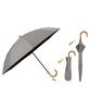 Самый сильный зонтик зонтик UVO Plain Tassel Mini Grey складной зонт для поездок на работу в школу, путешествий, стильных милых женщин, дам [2025] (Убо) 2-кратный