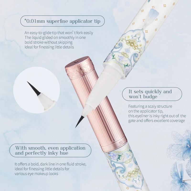Flower Knows Mascara Eyeliner Long-lasting Butterfly Cloud Collection Waterproof Non-Smudge Lash-Lengthening Fine Natural