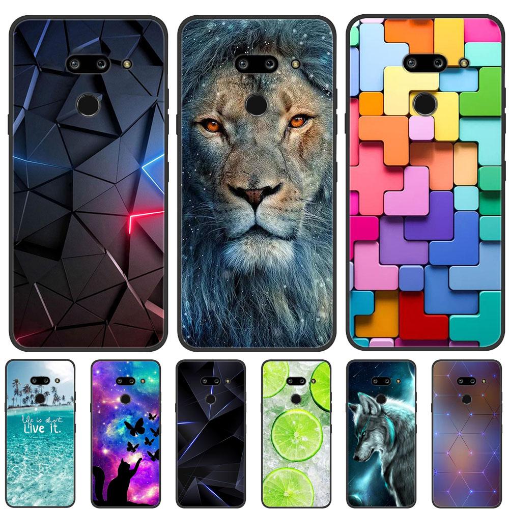 For LG G8 ThinQ Case Soft Silicon TPU Phone Case Cover for LG G8 ThinQ Back Cover G8thinQ G 8 Bumper Funda Shells Protective