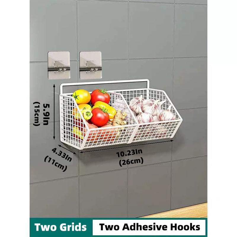 Кухонная полка для хранения Настенный органайзер для ванной Корзина Самоклеящаяся полка без сверления для овощей Фруктов Корзины для сушки