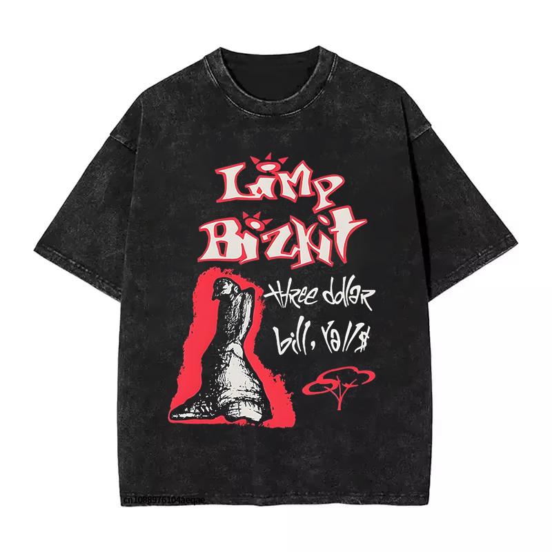 Футболка Rap Rock Limp Bizkit UK Europe Tour для мужчин и женщин, летняя, стираная, винтажная, хлопковая, ностальгическая, уличная