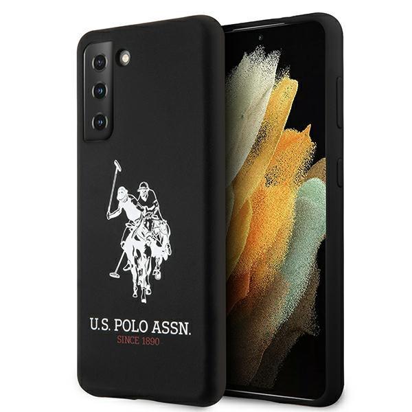 Etui do Samsung Galaxy S21 Plus US Polo Logo Silikonowe Czarne
