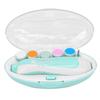 Baby Electric Nail Grinder Low Noise Manicure Care Portable Infants Nail File with 6 Grinding Head