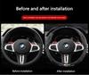 Carbon Fiber Car Steering Wheel Non-Slip Cover Accessory For BMW M Sport F06 F10 F15 F16 F20 F21 F25 F30 F32 GT F80 F82 X1 X3 X5 HC0
