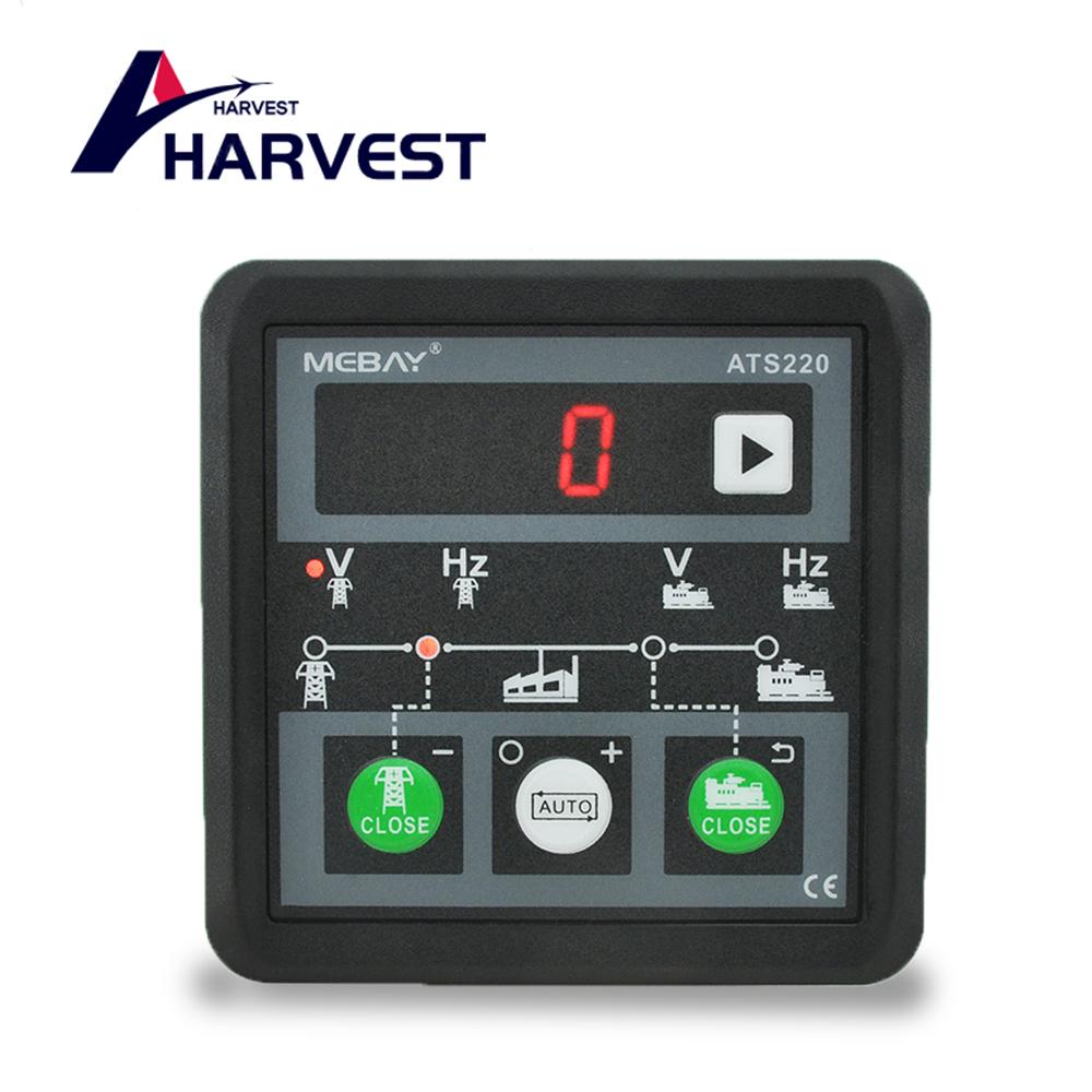 ATS220 M Genset ATS Switch Controller Auto Manual LED Display Generator Control switch Module Panel 8-36V