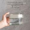 Экономьте место Стеклянная коробка для приправ Удобное хранение Бытовая приправа Емкость Прозрачная
