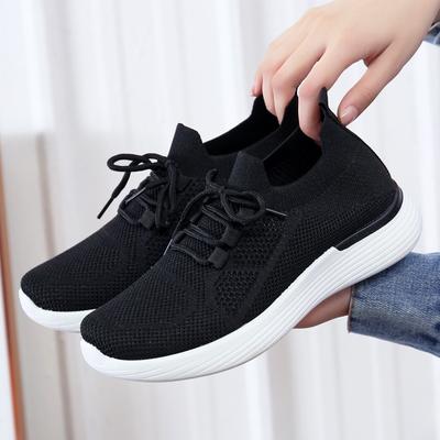 Кроссовки женские новые сетчатые fly-woven дышащие и удобные универсальные кроссовки женские повседневные женская обувь кроссовки для бега