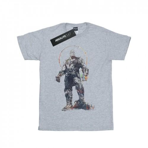 Marvel Футболка с эскизом Таноса «Мстители: Война бесконечности» для мальчиков