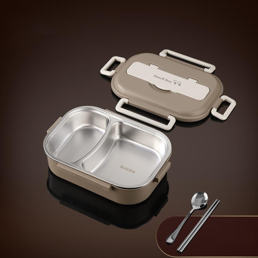 304 Stainless Steel Lunch Container Large Capacity Food Container Office