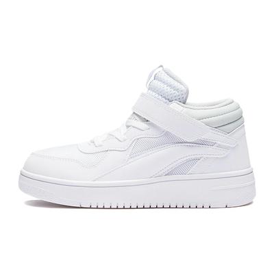 Li Ning Youth Sports Lifestyle Series Shaohua 1.5 Удобная модная прочная дышащая повседневная обувь Детская повседневная обувь белого цвета YKCS118-1
