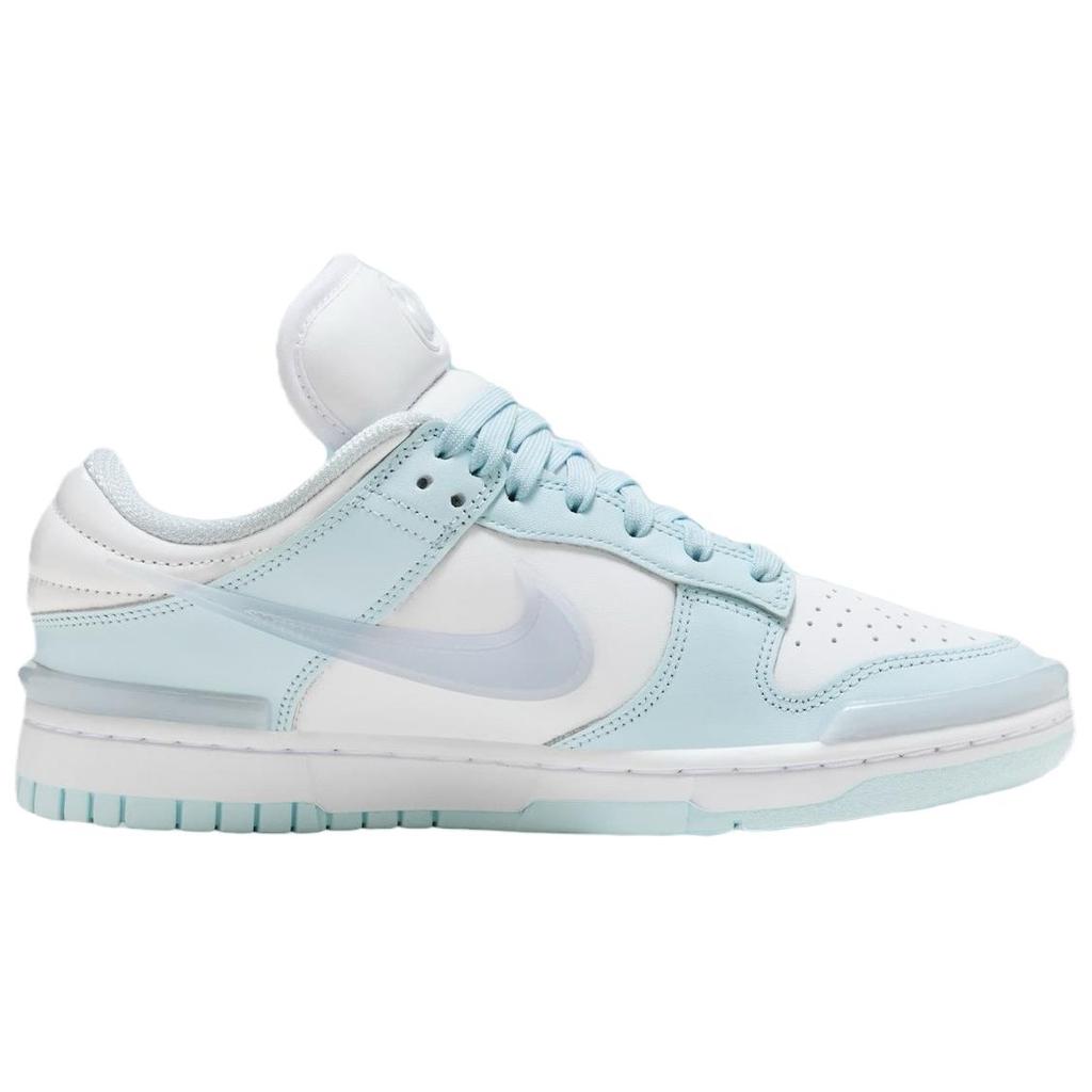 Nike Dunk Low Twist Glacier Blue Women Sneakers White Football-Grey DZ2794-103