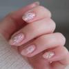 Fake Nail Wearing Nail Removable Small Fresh Nail Piece Nail Piece Short Almond Nail Patch 30 Pieces