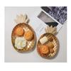 Nordic Decorative Tray Gold Pineapple Leaf Shape Serving Tray Jewelry Pallet Fruit Snack Dish Table Decoration Storage Organizer