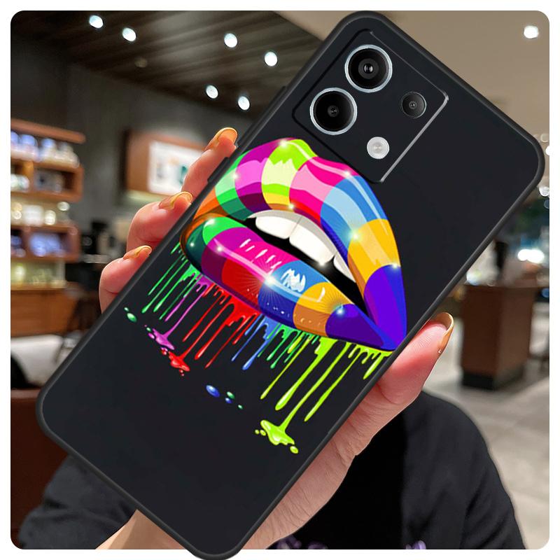 Сексуальные губы KISS Чехол Для Xiaomi Redmi Note 12 9 10 11 13 14 15 Pro Plus Чехол Для Redmi 13C 12C 10C 14C 15 C