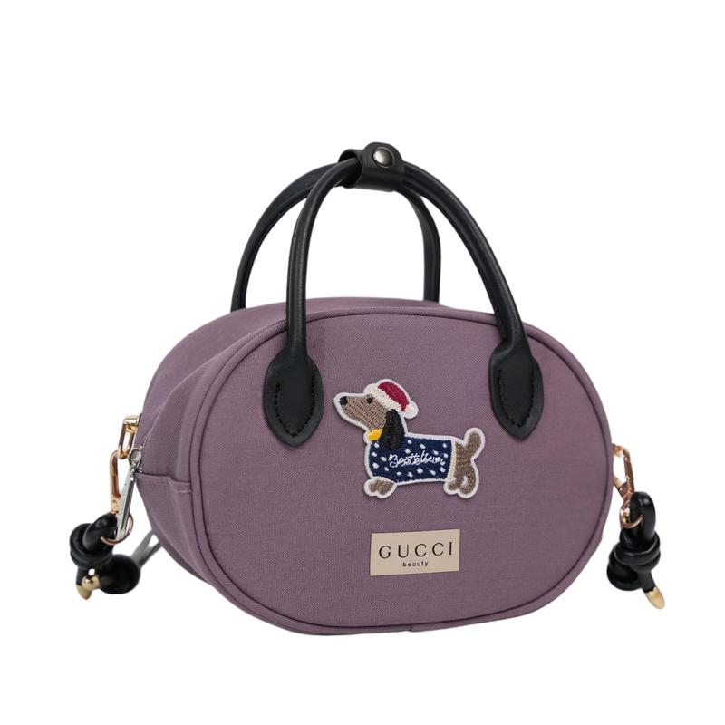 Gucci Косметичка в стиле DIY Фиолетовая Собака Синцин нишевая модная высококачественная легкая привычная простая стильная Фиолетовая Собака Синцин