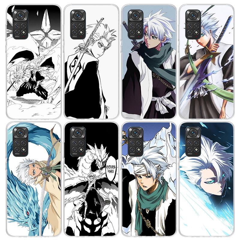 Bleach Hitsugaya Toushirou Phone Case For Xiaomi Redmi Note 10 11 12 13 14 15 Pro Plus 11S 12S 14S 11T 11E 10S Soft TPU Back Cov