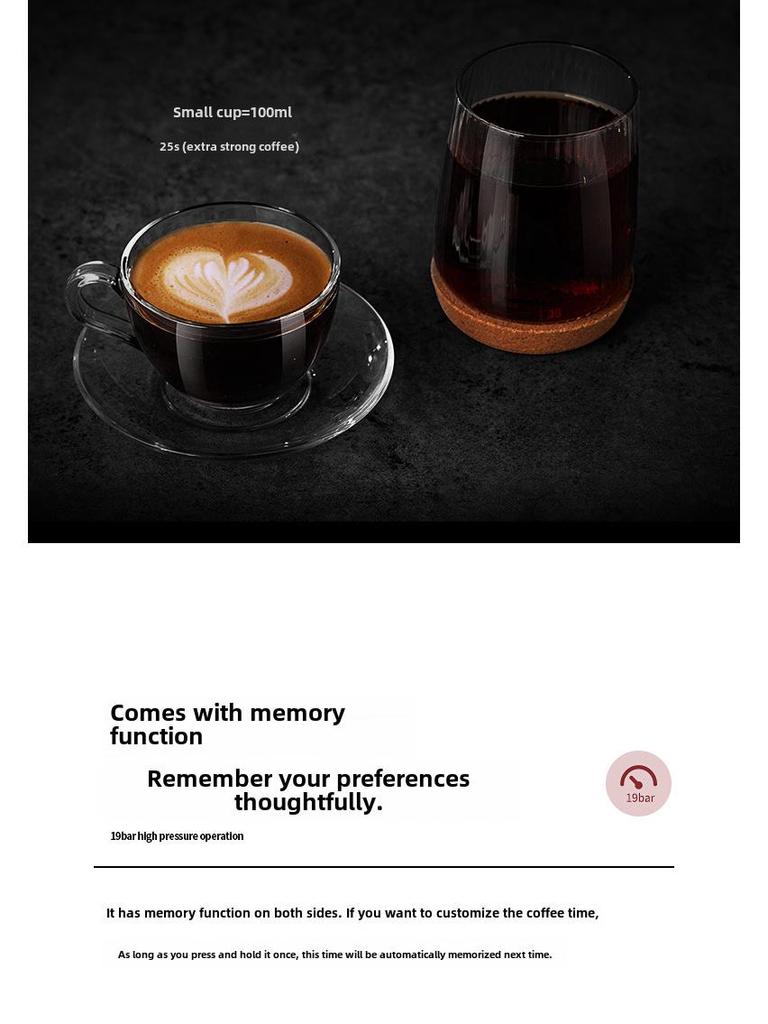 19-барная итальянская капсульная кофемашина для дома и офиса