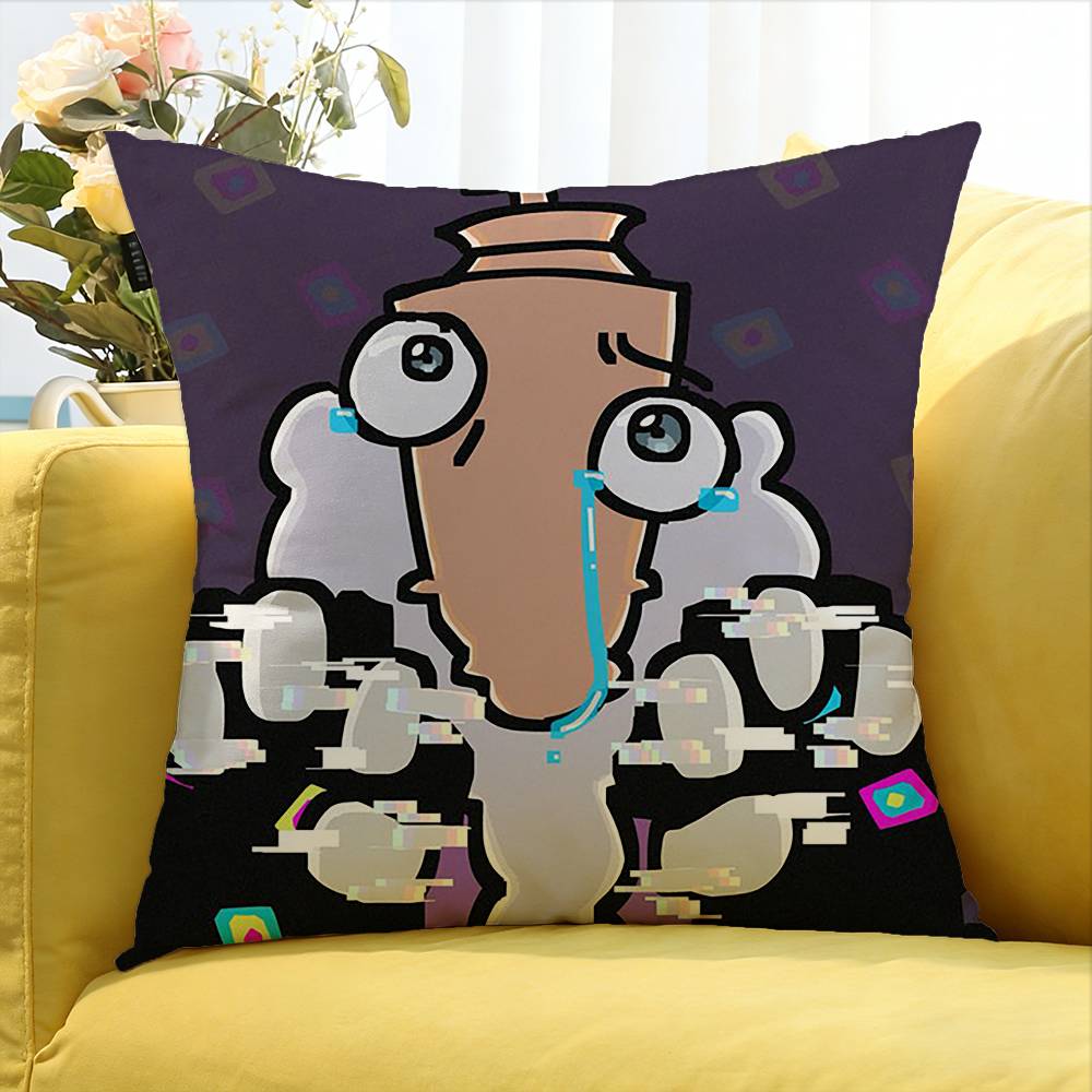Cartoon KKinger Various Sizes Square Pillow Case For Car Home Bedchamber Decor