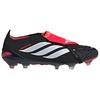 adidas Predator Elite Складной язычок FG Черный Core Белый Cloud Белый Яркий Красный Унисекс Кроссовки JS0375