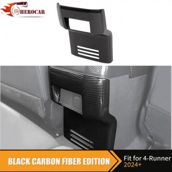 Carbon Fiber Rear AC Air Vent Outlet Cover For 2025 4Runner Tacoma 24+ Interior