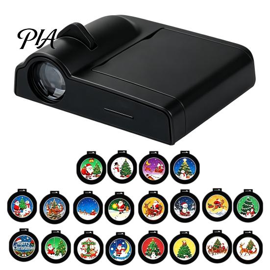 Indoor Outdoor Festive Decoration LED Christmas Projector Lamp, 6/10/15/20 Scenes Holiday Projector, Mini USB Decorative Wall Lamp for Festivals