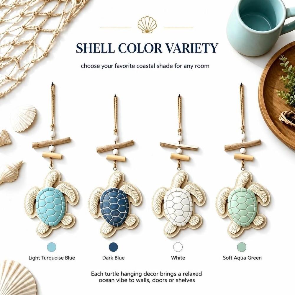 Hanging Lighted Wooden Sea Turtle Wall Decor Sea Turtle Curtain Lights  Restaurant Wall Art