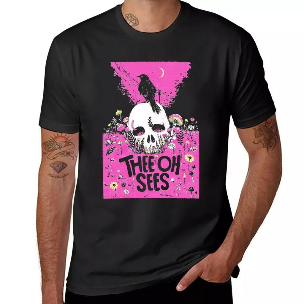 Limited Edition Vintage Thee Oh Sees Band Music T-Shirt hippie clothes vintage clothes for a boy mens funny t shirts