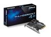 Плата расширения ASRock Thunderbolt 4, совместимая с материнской платой Intel серии 500 [Продукт отечественного авторизованного дистрибьютора] Thunderbolt 4 AIC R2.0