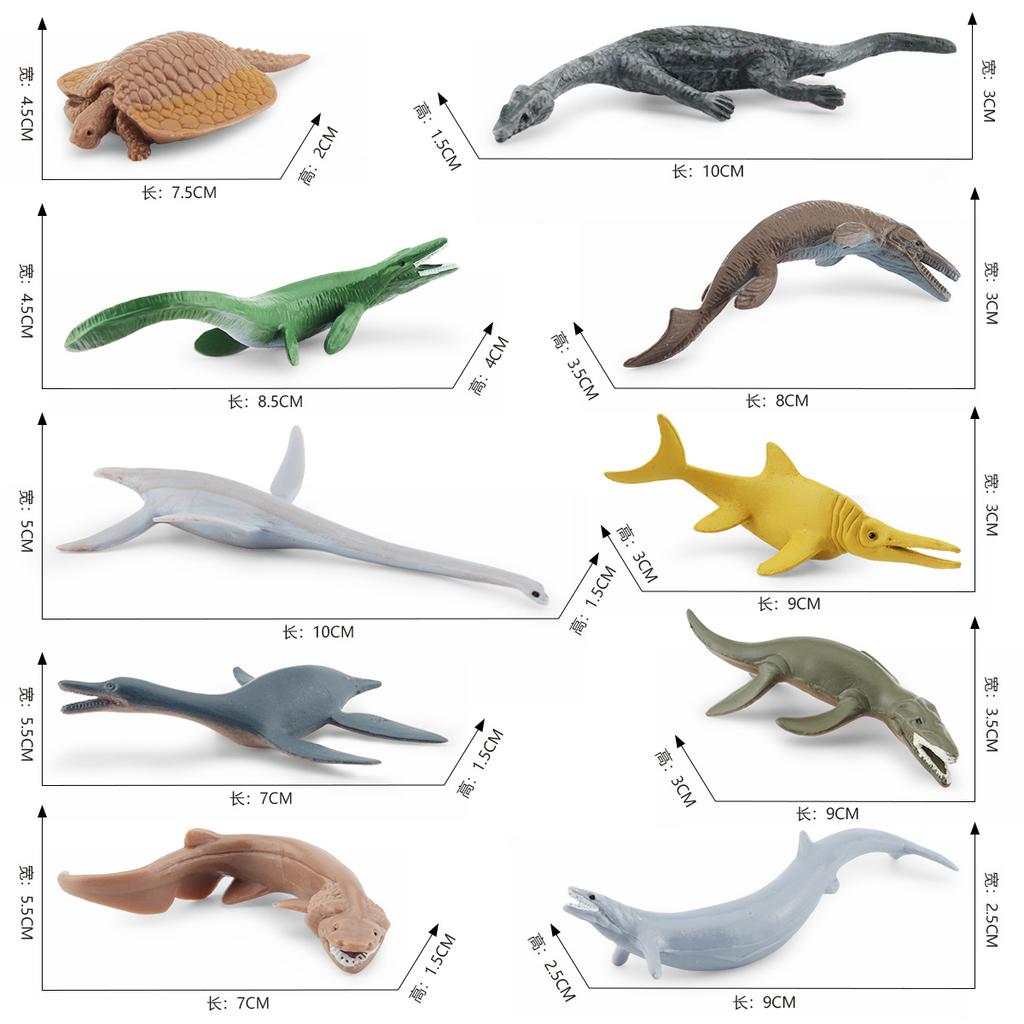 Simulation Of Ancient Marine Animals Dunn'S Fish, Amethyst, Trilobite, Seabed Biological Model Ornament
