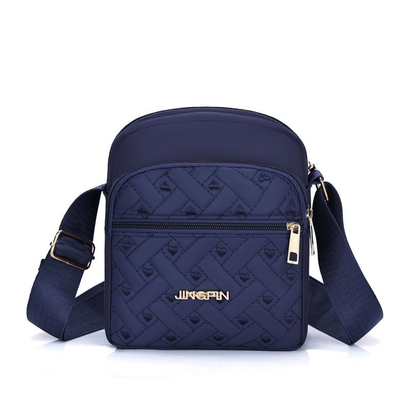 Women Crossbody Small Square Bag Female Girls Canvas Bag Student Shoulder Messenger Bag Woman Multi Pocket Small Satchel