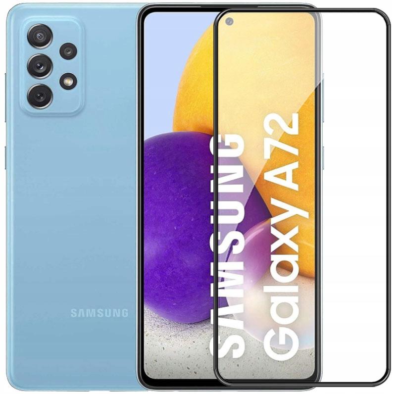 3x FULL SCREEN GLASS FOR SAMSUNG GALAXY A72 FULL TEMPERED GLASS 5D