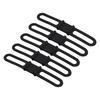 5Pcs set Multipurpose Bike Cycling Bicycle Silicone Fixed Strap Bandage Flashlight Mount Holder
