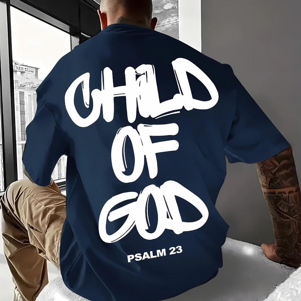 New Men's Fashionable Soft Letter Printed Short Sleeved Top, Outdoor European and American High Street Breathable T-shirt