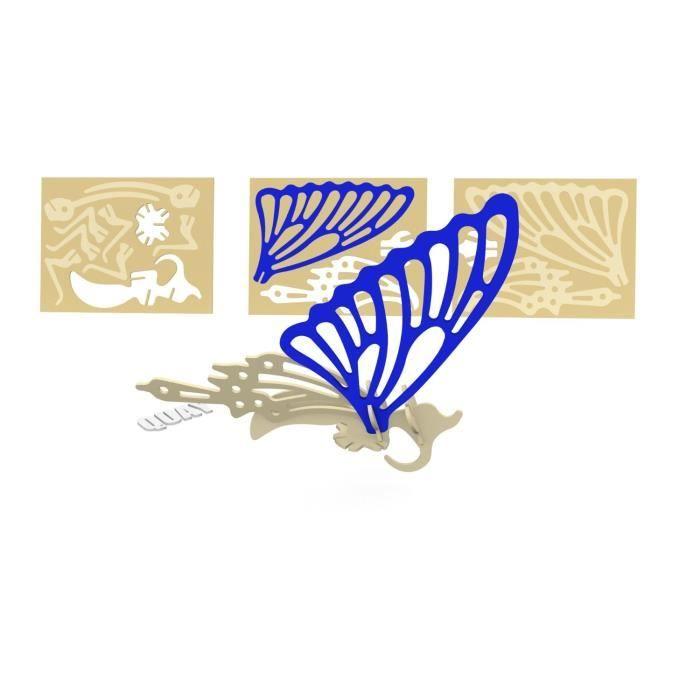 Maquette en bois Papillon