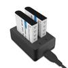 Двойное зарядное устройство Micro USB NP40 для одновременной зарядки двух аккумуляторов для аккумуляторов NP40 Зарядка 5 В 2 А