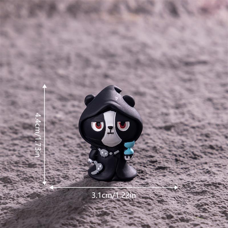 Creative Halloween Horror Skeleton Coffin Micro Landscape Ornaments Party Props Car Desk Decorations Diy Resin Accessories Gifts