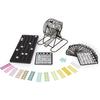 Bingo Game - LOTTO GAME - Metal Mill - 75 Balls - 18 Cards - 150 Colored Tokens