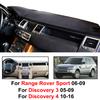 Для Land Rover Range Sport L320 2005 2006 2008 2009 Чехол на приборную панель автомобиля Коврик на приборную панель Солнцезащитный коврик Ковер Салон Автомобильные аксессуары