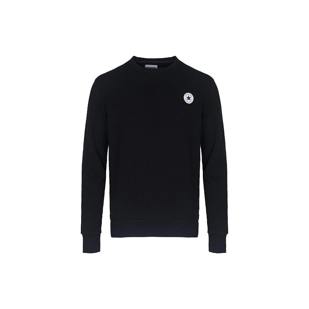 Converse Sweatshirts Men's Black Crew Neck Moderate Regular 10004629-A04